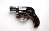 SMITH & WESSON MODEL 38 - SNUB NOSE - NICKEL WITH ORIGINAL BOX AND MANUALS - 2 of 8