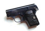 COLT MODEL 1908 SEMI AUTOMATIC - EARLY HIGH POLISH WITH ARCHIVE LETTER - 3 of 9