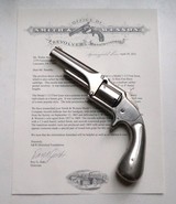 SMITH & WESSON MODEL 1 1/2 FIRST ISSUE WITH CLUB BUTT AND ARCHIVE LETTER - 1 of 14