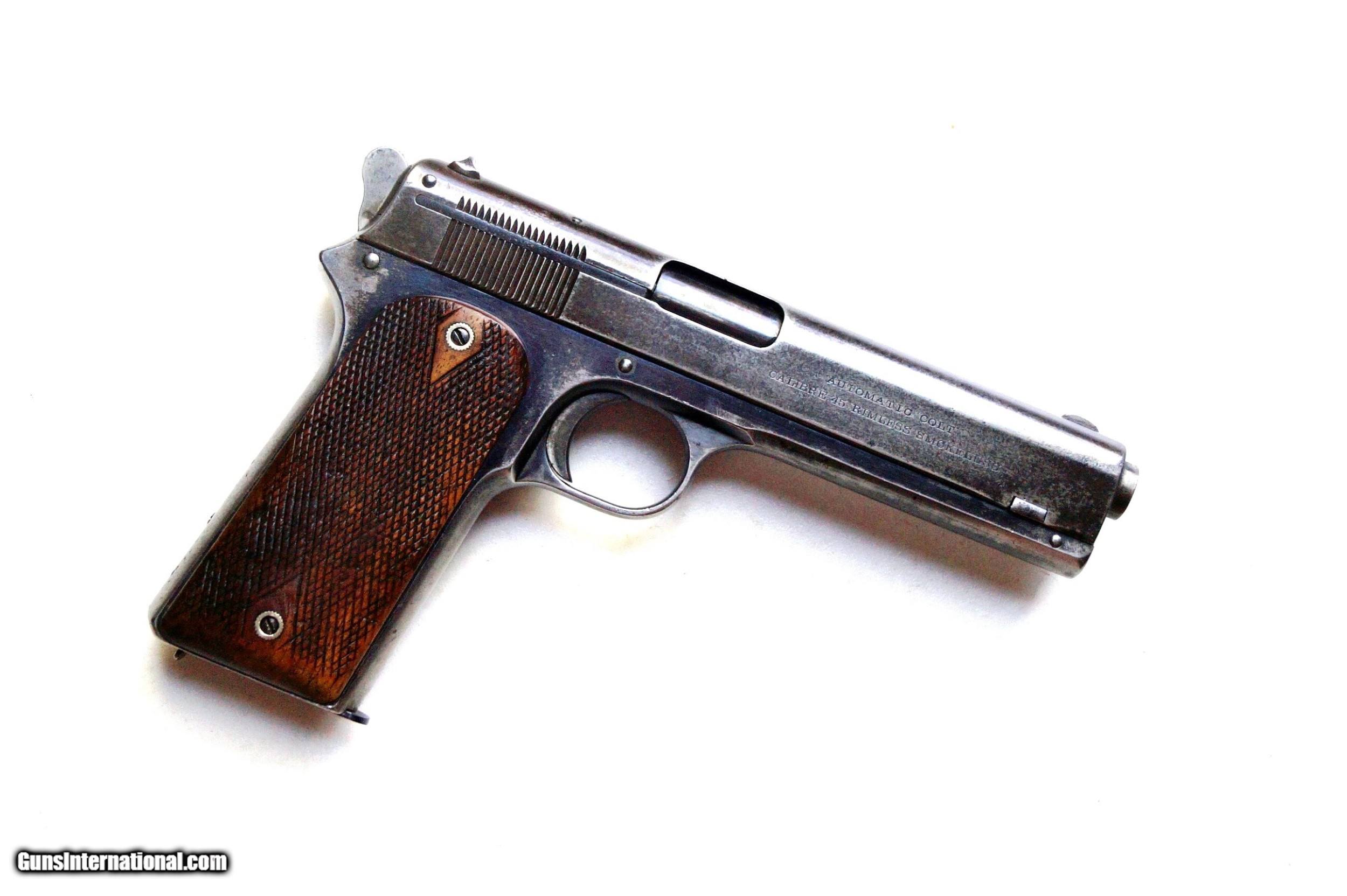 Colt Model 1905 Semi Automatic Pistol First Colt Semi Auto Matic 45 Acp 5619