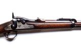 SPRINGFIELD U.S. MODEL 1884 TRAP DOOR CARBINE WITH CLEANING RODS - ANTIQUE - 3 of 12