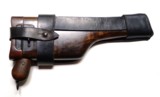 MAUSER BROOMHANDLEC96 WITH WOOD SHOULDER STOCK & LEATHER HOLSTER - 10 of 10
