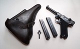 42 BYF "BLACK WIDOW" NAZI MILITARY GERMAN LUGER RIG - 1 of 9