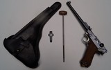 1918 DWM MILITARY ARTILLERY GERMAN LUGER RIG - MINT CONDITION - 1 of 10