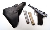 1918 ERFURT MILITARY GERMAN LUGER RIG WITH 2 MATCHING NUMBERED MAGAZINES - 1 of 10