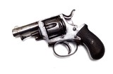 BELGIAN BRITISH BULL DOG REVOLVER- ANTIQUE - 2 of 7