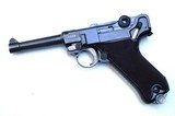 KREIGHOFF "S" CODE (1936) NAZI GERMAN LUGER WITH MATCHING NUMBERED MAGAZINE - 2 of 8