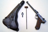 1915 DWM MILITARY ARTILLERY "RED 9"GERMAN LUGER RIG - MINT - 1 of 10
