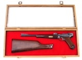 1920 DWM CARBINE WITH STOCK AND DISPLAY CASE. - 9 of 9