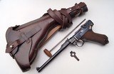1916 DWM MILITARY ARTILLERY GERMAN LUGER RIG - 1 of 9
