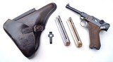 1923 DWM "SAFE AND LOADED" COMMERCIAL GERMAN LUGER RIG. - 1 of 8