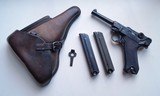 41 BYF "BLACK WIDOW" NAZI MILITARY GERMAN LUGER RIG - 1 of 8