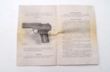 DRYSE MODEL 1907 SEMI AUTOMATIC PISTOL WITH ORIGINAL BOX -MANUAL - CLEANING ROD - 11 of 11