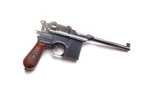 MAUSER BROOMHANDLEC96 WITH AMMO AND STRIPPER CLIP - 5 of 7