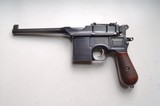 MAUSER BROOMHANDLEC96 WITH AMMO AND STRIPPER CLIP - 2 of 7