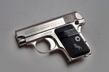 COLT 1908 VEST POCKET -FACTORY NICKEL WITH PAPERS - 3 of 9