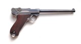 1917 ERFURT MILITARY GERMAN LUGER WITH 8" BARREL - 4 of 9