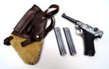 1940 KREIGHOFF MILITARY GERMAN LUGER RIG - 1 of 12