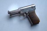 MAUSER MODEL 1910/14 SEMI AUTOMATIC PISTOL RIG - NICKEL WITH MANUAL - 3 of 9