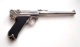 1917 DWM MILITARY ARTILLERY GERMAN LUGER - NICKEL FINISH - MINT CONDITION - 3 of 8