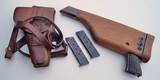 RADOM VIS 35 NAZI MILTARY RIG - 3 LEVER TYPE WITH SLOTTED GRIP AND WOODEN HOLSTER STOCK - 1 of 11