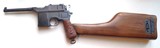 MAUSER M30 BROOMHANDLE "RED 9" WITH WOOD STOCK HOLSTER - MINT - 7 of 9