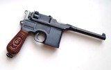 MAUSER M30 BROOMHANDLE "RED 9" WITH WOOD STOCK HOLSTER - MINT - 5 of 9