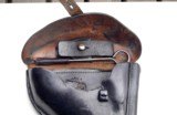 K DATE (1934) WWII MILITARY GERMAN LUGER RIG WITH 2 MATCHING # MAGAZINES - 8 of 10