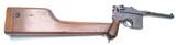 MAUSER BROOMHANDLE
C96
9MM WITH WOOD SHOULDER STOCK - 9 of 10
