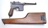MAUSER BROOMHANDLE
C96
9MM WITH WOOD SHOULDER STOCK - 1 of 10