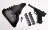 41 BYF "BLACK WIDOW" NAZI MILITARY GERMAN LUGER RIG - 1 of 8