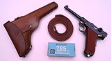 bern swiss luger rig / 1906 / 1929 with ammo