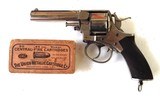 WEBLEY RIC #2 REVOLVER - NICKEL - ANTIQUE - 1 of 11