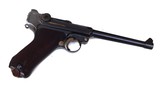 1917 DWM NAVY GERMAN LUGER WITH MATCHING MAG & NAVY WOOD STOCK - 4 of 11