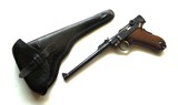 1920 COMMERCIAL ARTILLERY GERMAN LUGER WITH HOLSTER - 1 of 10