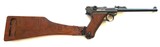 1918 DWM ARTILLERY GERMAN LUGER WITH WOOD STOCK - 9 of 10