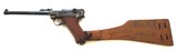 1918 DWM ARTILLERY GERMAN LUGER WITH WOOD STOCK - 8 of 10