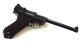 1914-1915 DWM NAVY GERMAN LUGER WITH MATCHING MAGAZINE & WOOD STOCK - 5 of 11