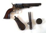 COLT 2ND GENERATION REPRODUCTION 1851 NAVY REVOLVER WITH / CASE & ACCESSORIES - 1 of 9