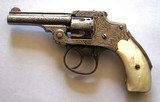 SMITH & WESSON .32 SAFETY HAMMERLESS, FIRST MODEL - ENGAVED WITH ARCHIVE LETTER - 1 of 9