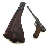 1917 DWM ARTILLERY GERMAN LUGER WITH HOLSTER - 1 of 9
