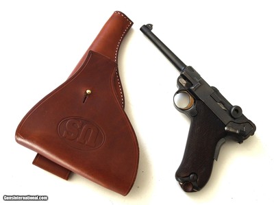 1900 DWM AMERICAN EAGLE TEST GERMAN LUGER WITH HOLSTER