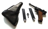 42 BYF GERMAN LUGER RIG WITH 2 MATCHING NUMBERED MAGS - VERY RARE - 1 of 11