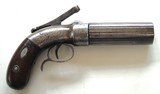STOCKING & COMPANY ENGRAVED PEPPERBOX / BELLY GUN WITH DISPLAY CASE - 7 of 11