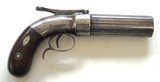 STOCKING & COMPANY ENGRAVED PEPPERBOX / BELLY GUN WITH DISPLAY CASE - 3 of 11