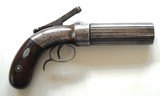 STOCKING & COMPANY ENGRAVED PEPPERBOX / BELLY GUN WITH DISPLAY CASE - 6 of 11