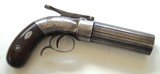 STOCKING & COMPANY ENGRAVED PEPPERBOX / BELLY GUN WITH DISPLAY CASE - 4 of 11
