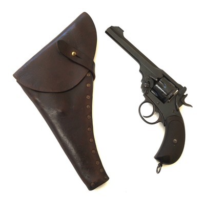 WEBLEY & SCOTT ROYAL NAVY (BOER WAR) REVOLVER WITH HOLSTER