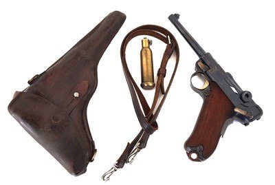 1900 DWM SWISS GERMAN LUGER RIG