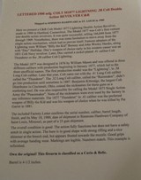 COLT LIGHTNING MODEL 1877 LIGHTNING / ANTIQUE WITH PAPERS - 8 of 8